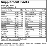 supplement fact label