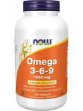 Omega 369 supplement 1000 mg bottle, 250 softgels  by now foods