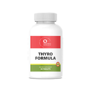 Thyro Formula Vitamin supplement bottle, 90 tablets  by organic world,