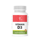 Vitamin D3  bottle, 90 veg capsules  by organic world,