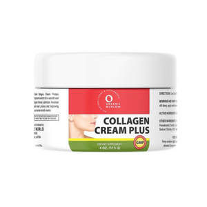 collagen cream bottle, 4 oz, 113g   by organic world