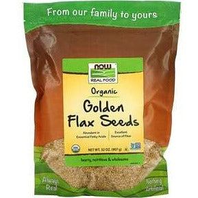 golden flax seed 32 oz bag by now foods