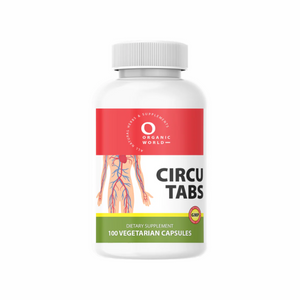 Circutabs -  Vitamin supplement bottle, 100 veg capsules by organic world